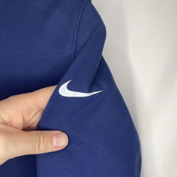 Nike Dri-Fit Women’s Medium Sweatshirt Funnel Cowl Neck Blue - Picture 5 of 7